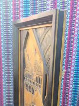 Tableau en bois sculpté - Les hospices de Beaune 