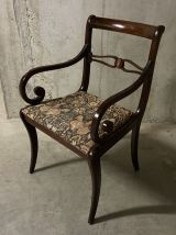 Fauteuil de bridge anglais à crosses