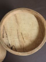 Lot de mesures à grains en bois et métal