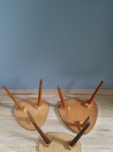 Trio de Porte plante formica vintage,tripode,table d appoint