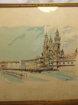 Lot de 2 Tableaux  Signés GUILLERY 