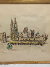 Lot de 2 Tableaux  Signés GUILLERY 