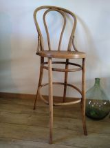 Véritable Chaise de bar cannée année 40