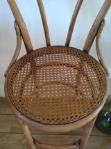 Véritable Chaise de bar cannée année 40