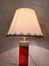 sellette 1970 chrome et laiton ;verre dans le style bagué , 