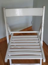  Chaise pliante en bois