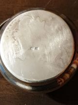 Passoire à thé en métal argenté 