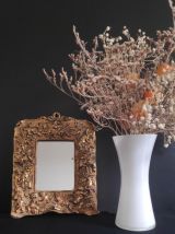 miroir en bois doré