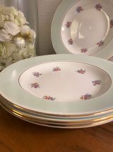 4 assiettes creuses l'Amandinoise