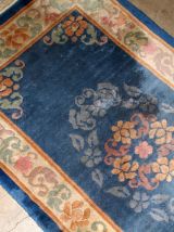 Tapis vintage Chinois Art Deco fait main, 1B721