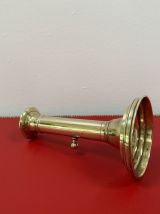 Joli chandelier bougeoir vintage en laiton 