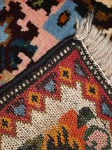 Tapis vintage Persan Bakhtiari fait main, 1C315