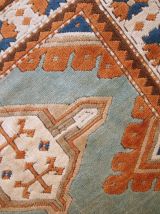 Tapis vintage Caucasien Kazak fait main, 1C324