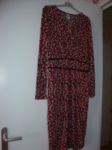 Robe vintage en polyester/elastane T 44