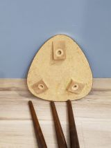 Porte plante vintage formica, guéridon,table d appoint 