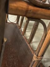 Etagère en rotin années 70