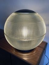 Lampe à poser boule holophane XXL vintage années 60