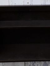 étagère art déco en bois noir