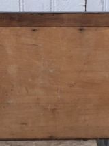 étagère art déco en bois noir