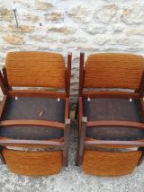 Chaises en teck des années 70