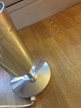 Lampe cylindrique Crestworth 60’s 70’s en verre et  métal 