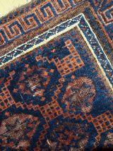 Tapis ancien Afghan Baluch fait main, 1C360