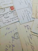 5 Cartes Postales 1900  BONNE ANNEE
