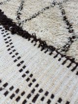 Tapis berbere marocain Beni Ouarain 85x210 cm