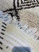 Tapis berbere marocain beni ourain 80x160cm