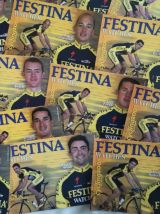 lot de cartes postales cycliste équipe Festina 