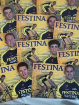 lot de cartes postales cycliste équipe Festina 