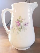 Pichet fleuri vintage