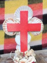 Lampe en coquillages ( le Christ) 