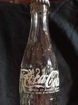 Bouteille Coca-Cola écrit en arabe, vintage vide 35,5cl
