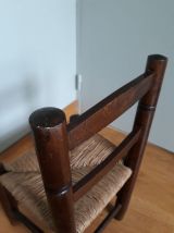 Chaise paillée enfant