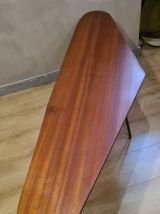 table basse tripode pied epingle forme libre   138x40xh45 bo