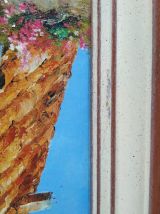 Jolie tableau de provençal reproduction en Marouflage