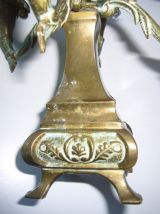 Chandelier en bronze fin XIX eme