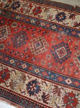 Tapis ancien Caucasien Kazak fait main, 1B758