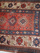 Tapis ancien Caucasien Kazak fait main, 1B758