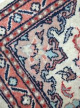 Tapis vintage Indo-Tabriz fait main, 1C749