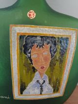 carafe verte "La Modigliani" made in Italy