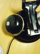 Lampe téléphone vintage Thomson Houston de 1936 noir