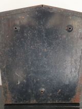 Ancienne boite aux lettres métal insigne cors de chasse 