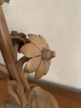 Lampe en bois indienne