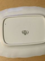 Plat rectangulaire faïence de Sarreguemines 