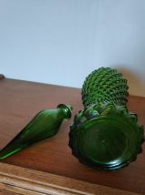 carafe italienne pointes de diamant avec bouchon flamme