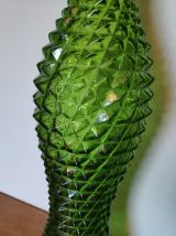 carafe italienne pointes de diamant avec bouchon flamme