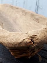 banneton en osier en toile de lin