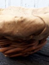 banneton en osier en toile de lin